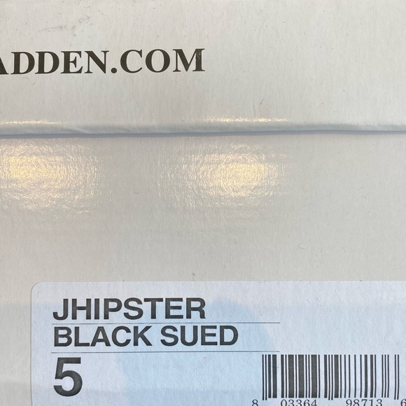 Steve Madden Girls JHIPSTER Chelsea Boot Black Suede NWT - Picture 2 of 7